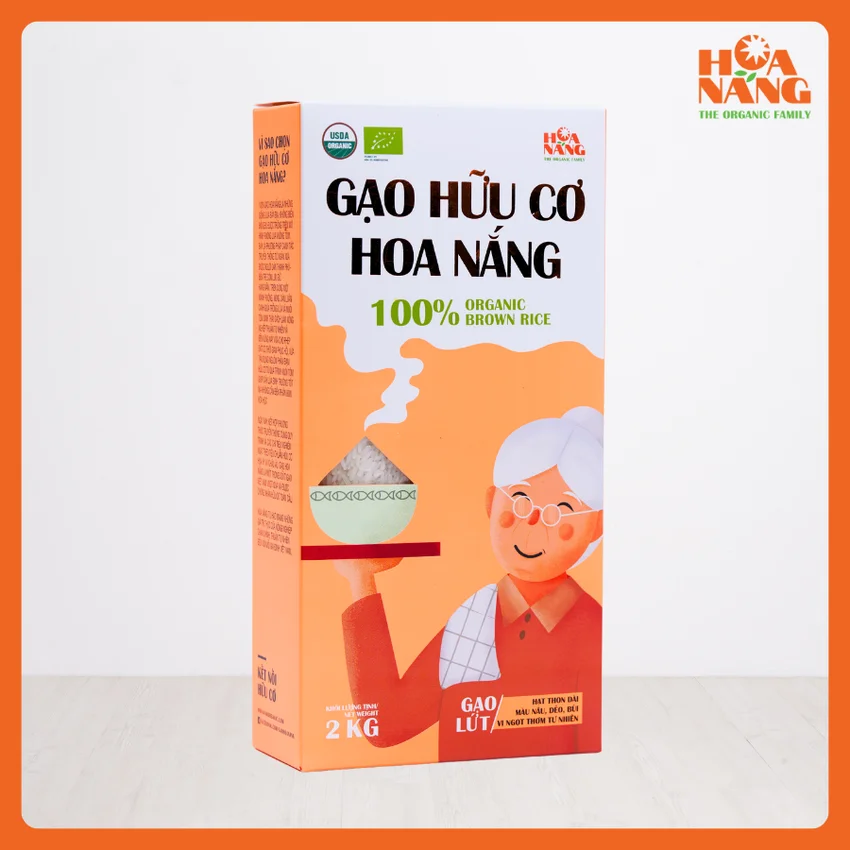 Organic brown rice